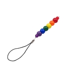 Rainbow Beads Phone Strap